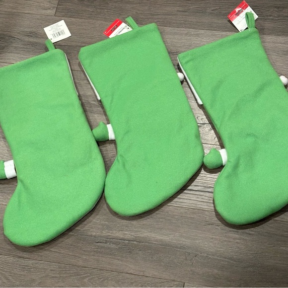 NWT Ashland Christmas Stocking with Santa - Set of 3 - Picture 5 of 7